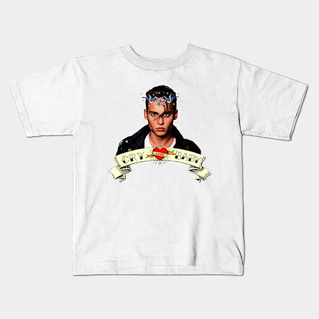 Cry baby Kids T-Shirt by woldan